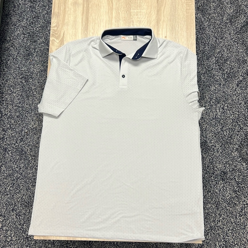 KJUS Silver Golf Polo - XL
